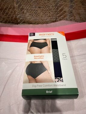 🍃Warner's Women's Briefs 5-Pack in package